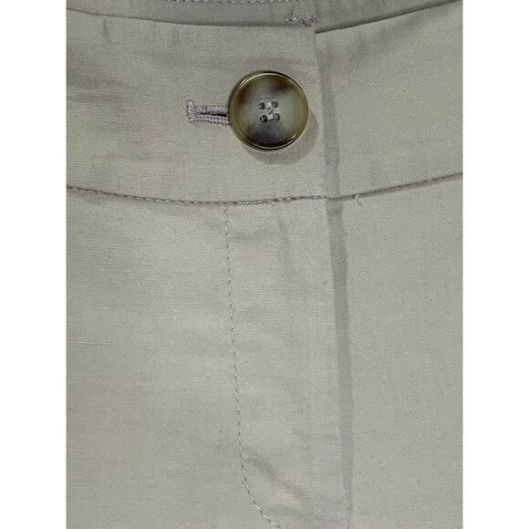 Ann Taylor Loft Women Marisa Tan Cropped Pants 10 - Picture 8 of 9